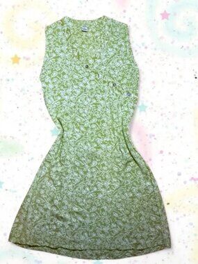 Kiki-the-brand Women's Green and Khaki Dress